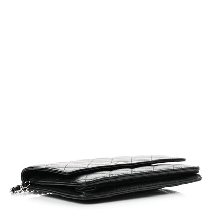 Chanel Caviar Quilted Wallet On Chain WOC Black 4 of 13