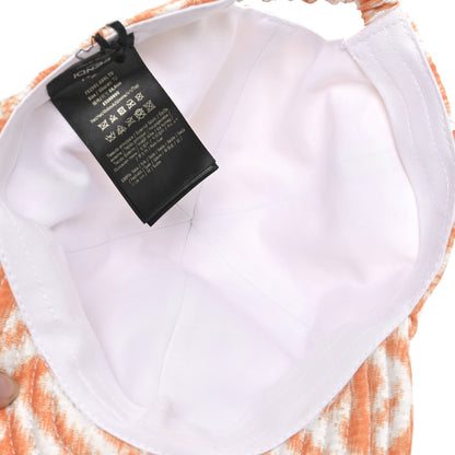 Fendi Silk Baseball Hat Arancio White 7 of 8