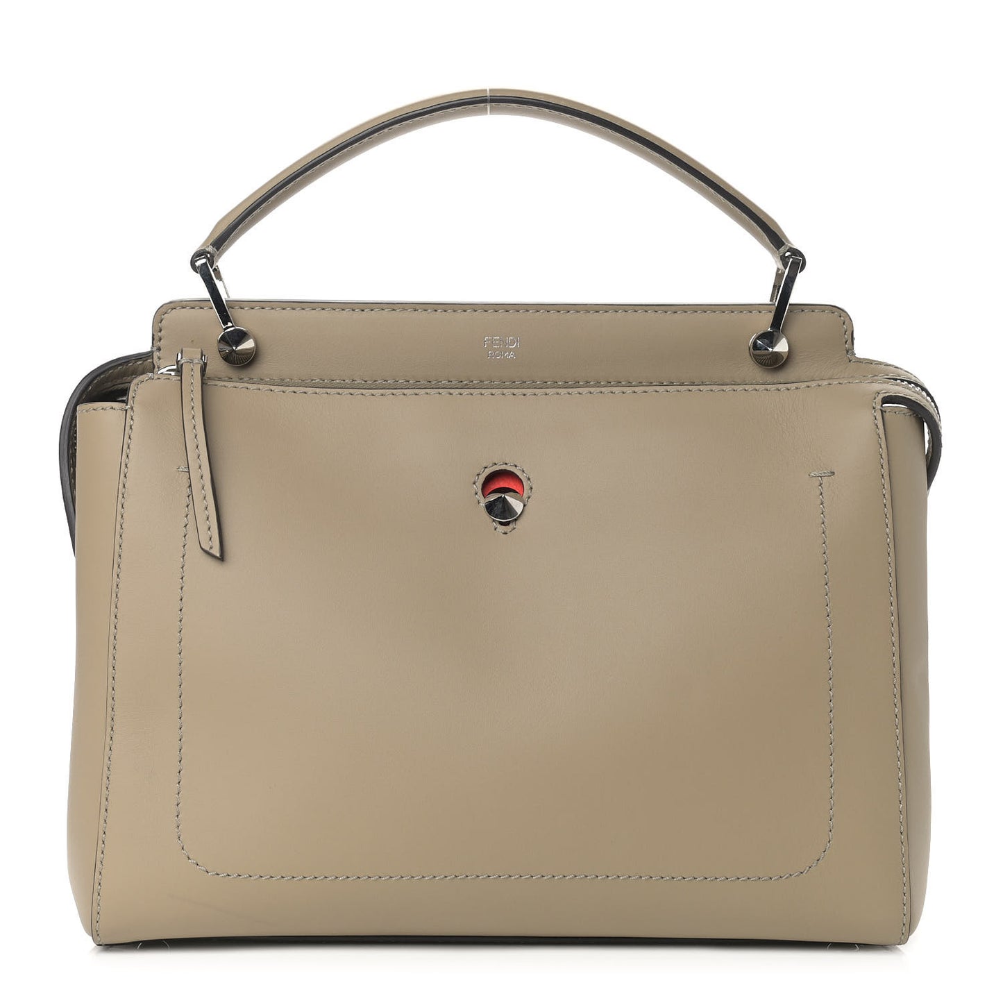 Vitello Baltico Dolce DotCom Satchel Tortora Papavero