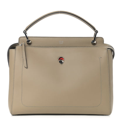 Fendi Vitello Baltico Dolce DotCom Satchel Tortora Papavero 1 of 14