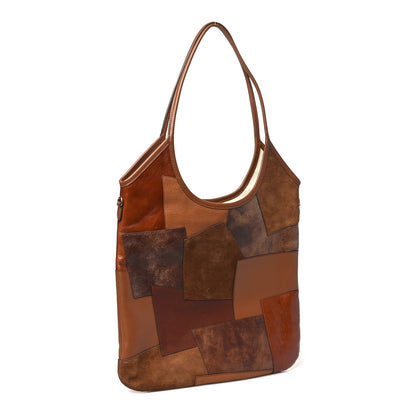 Miu Miu Nappa Patchwork Ivy Bag Cognac 3 of 9