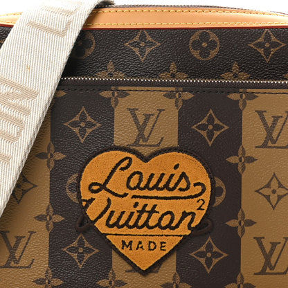 Louis Vuitton X NIGO Reverse Monogram Stripes Trio Messenger 7 of 9