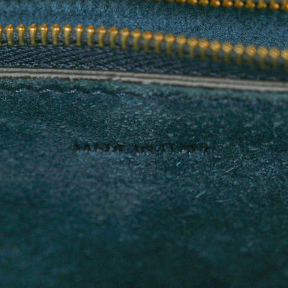 Celine Soft Grained Calfskin Sangle Bucket Bag Navy Blue 7 of 11