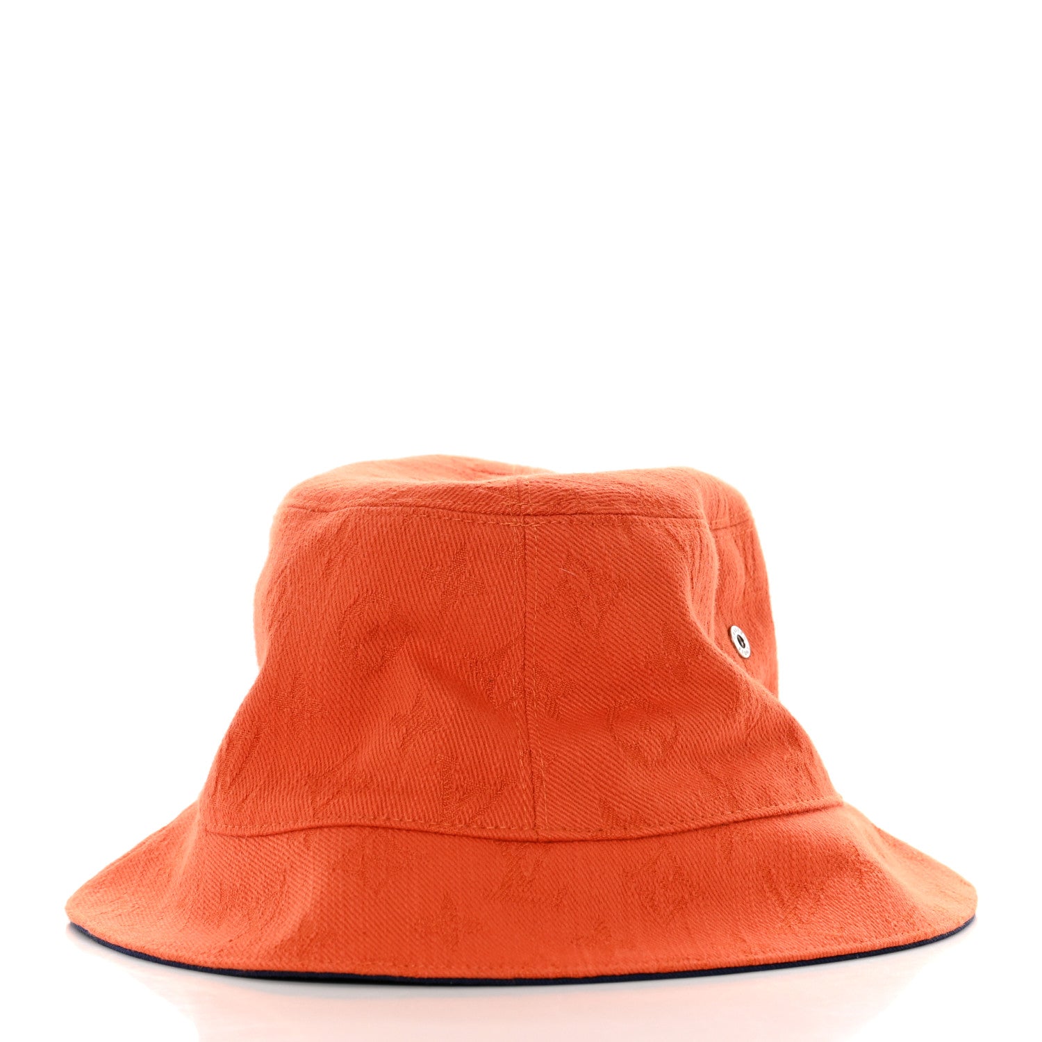 Louis Vuitton Monogram Denim Transformable Bob Bucket Hat 58 Blue Orange 4 of 8