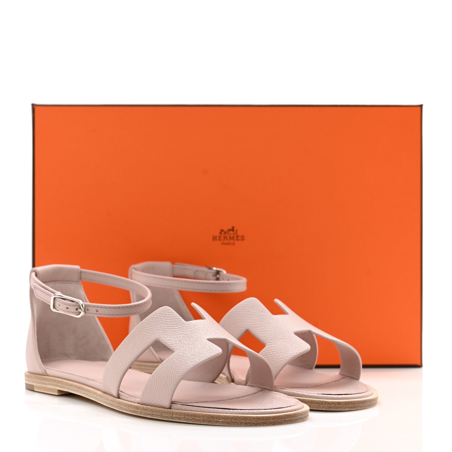 Epsom Santorini Sandals 37 Rose Porcelaine 37 Rose Porcelaine