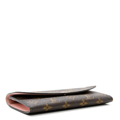 Louis Vuitton Monogram Emilie Wallet Rose Ballerine 3 of 6