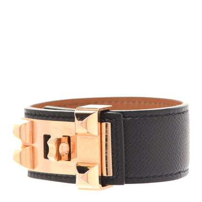 Hermes Epsom Collier de Chien CDC 24 Bracelet T2 Black 1 of 8