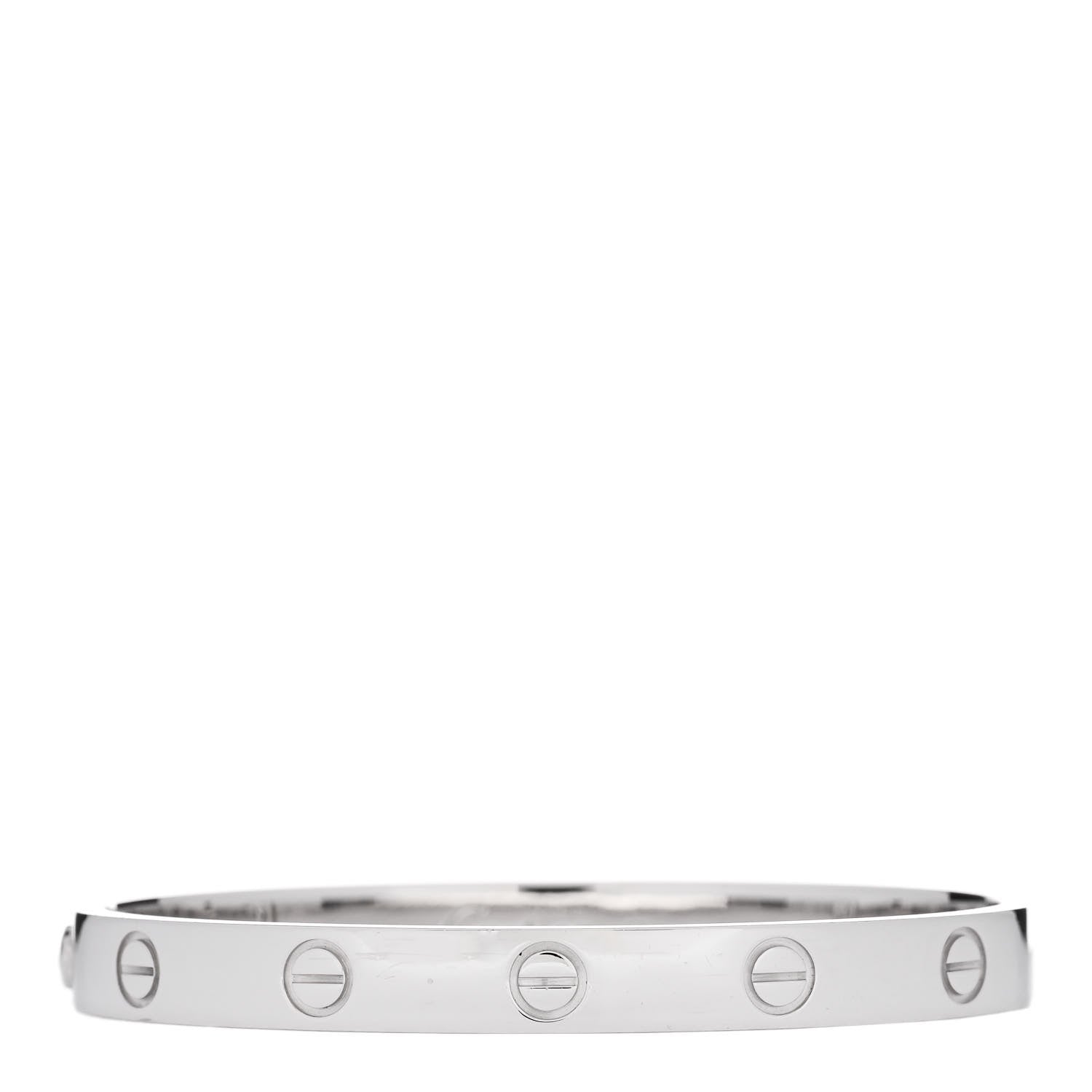 Cartier 18K White Gold LOVE Bracelet 16 1 of 10