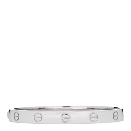 Cartier 18K White Gold LOVE Bracelet 16 1 of 10