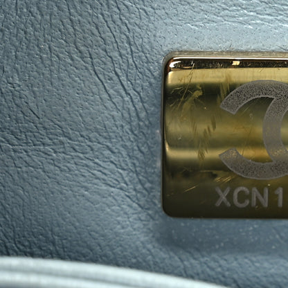 Chanel Caviar Quilted Extra Mini Coco Handle Flap Light Blue 8 of 11