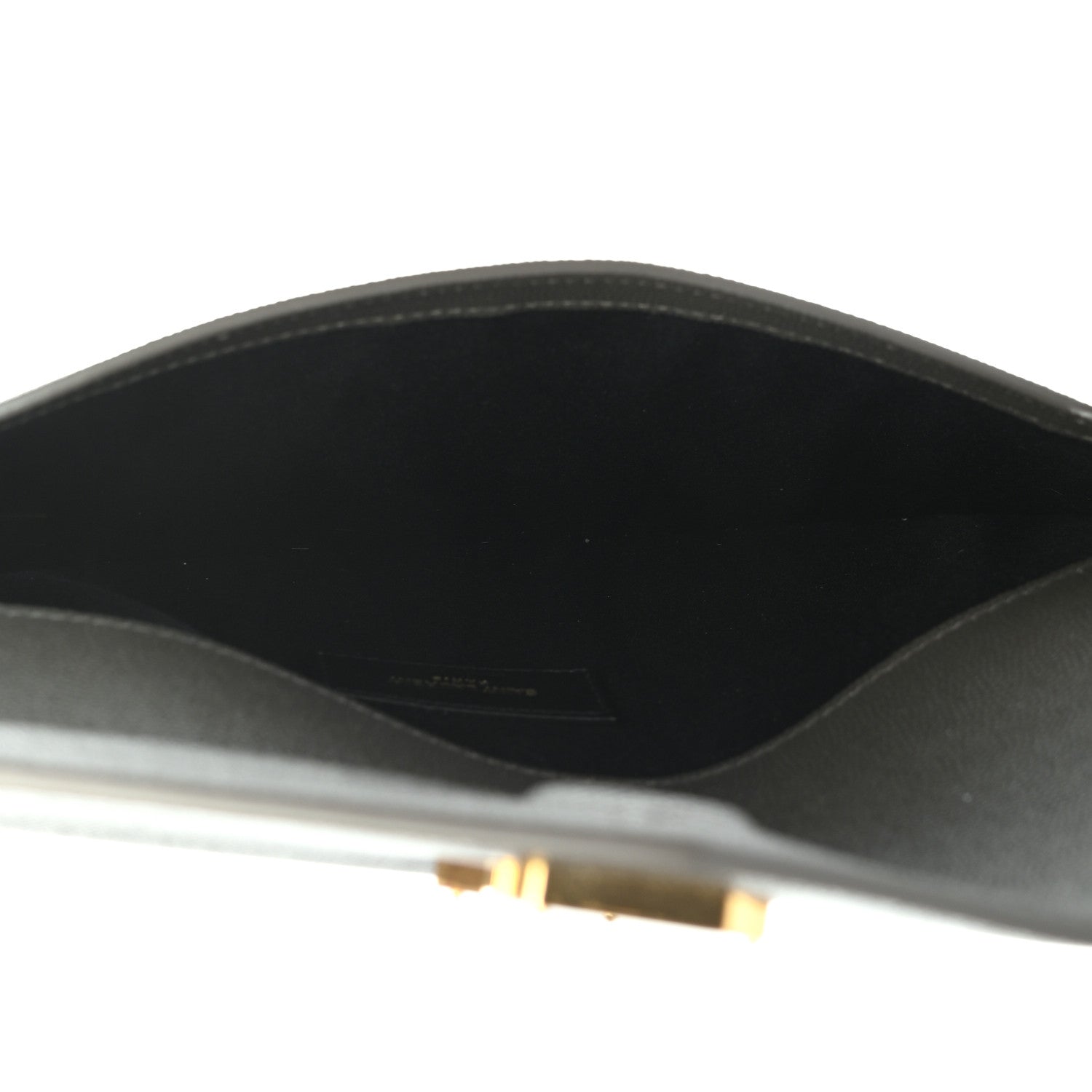 Saint Laurent Grain De Poudre Uptown Pouch Pebble 5 of 7