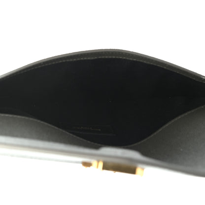 Saint Laurent Grain De Poudre Uptown Pouch Pebble 5 of 7