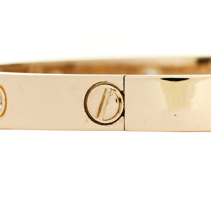 Cartier 18K Yellow Gold 10 Diamond LOVE Bracelet 17 3 of 8