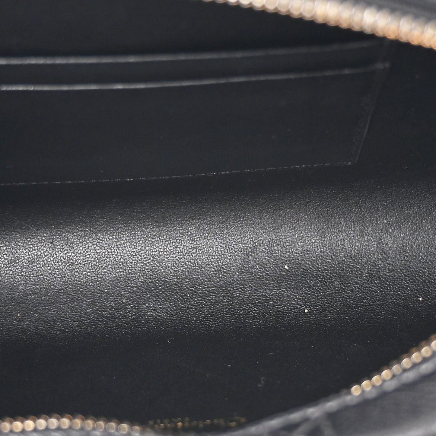 Supple Calfskin Caro Double Pouch Black