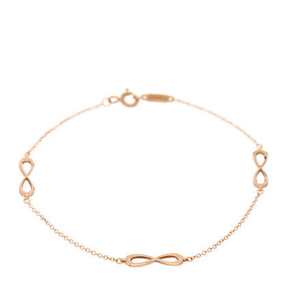 Tiffany 18K Rose Gold Infinity Endless Bracelet 1 of 3