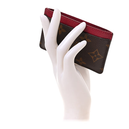 Louis Vuitton Monogram Card Holder Fuchsia 2 of 6