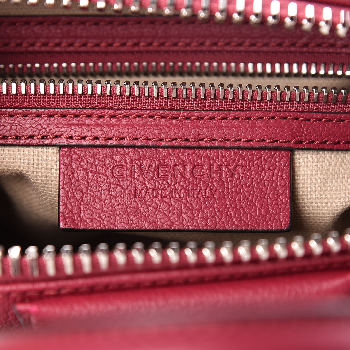 Sugar Goatskin Mini Antigona Fig Pink