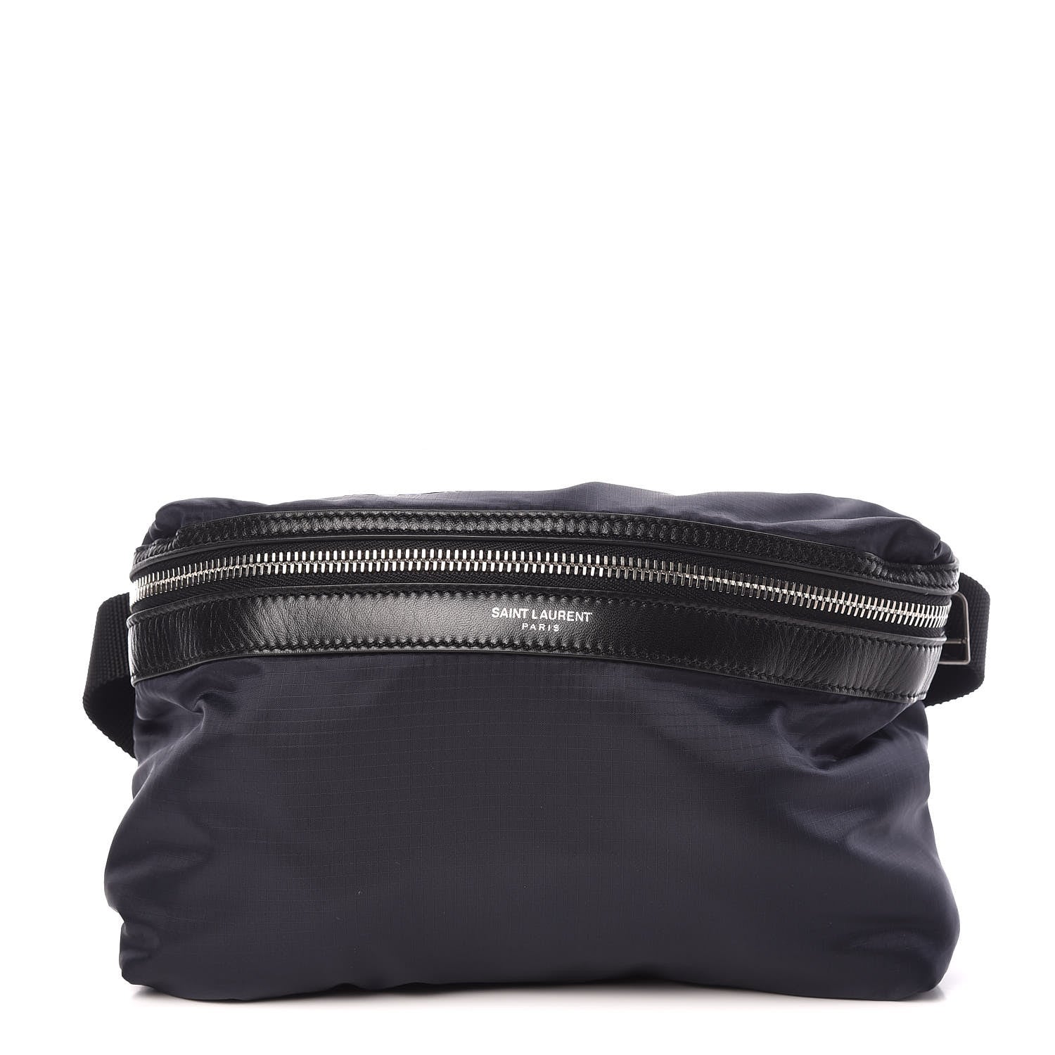 Saint Laurent Nylon City Fold Up Backpack Belt Bag Navy 4 of 15