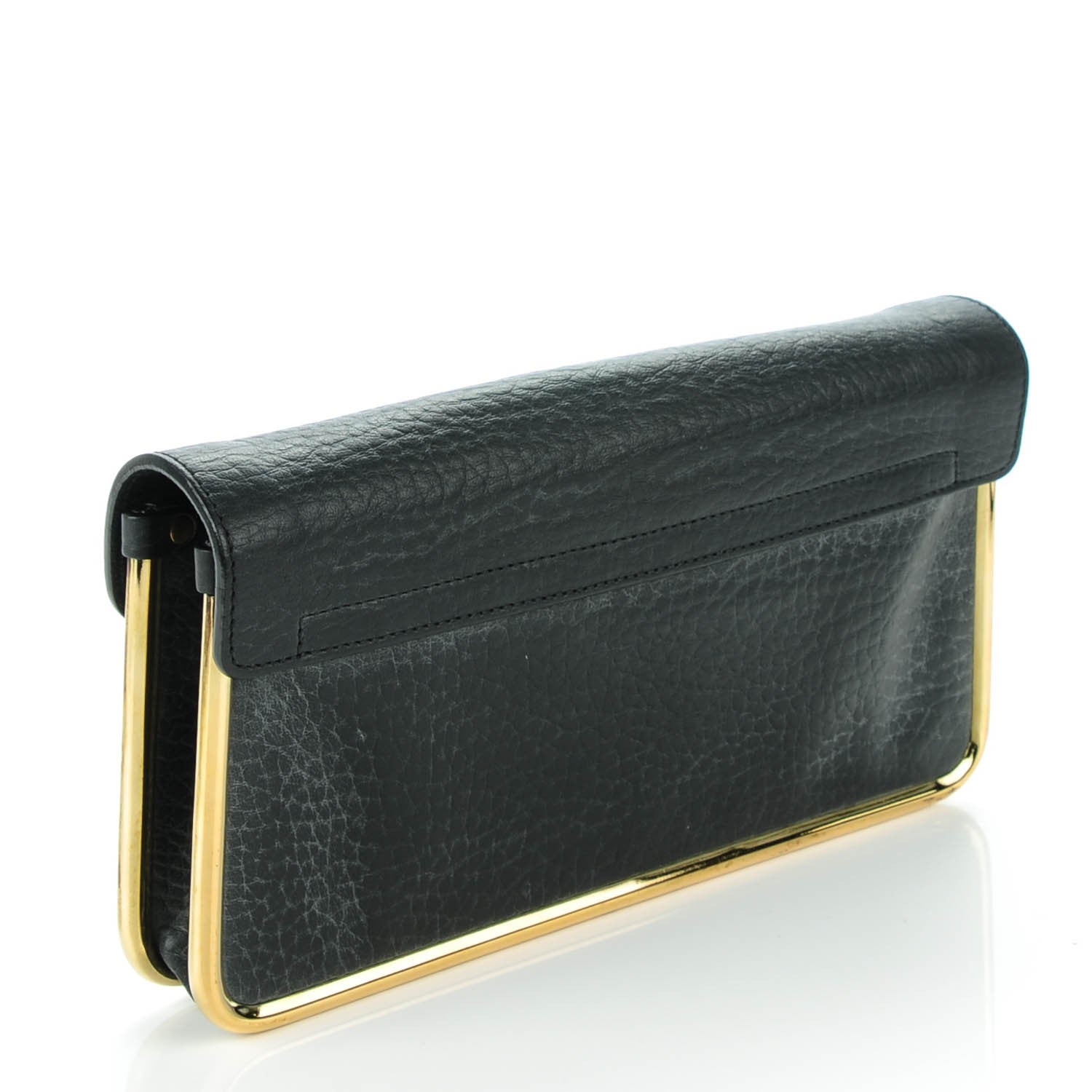 Chloe Grained Calfskin Sally Clutch Black 3 of 7