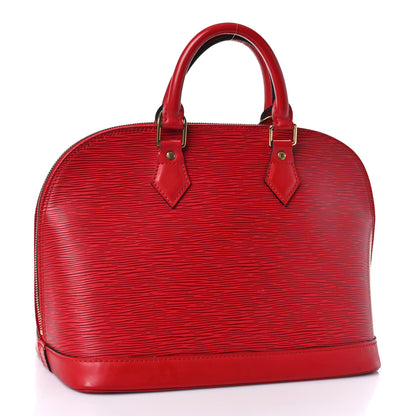 Louis Vuitton Epi Alma PM Castillan Red 3 of 9