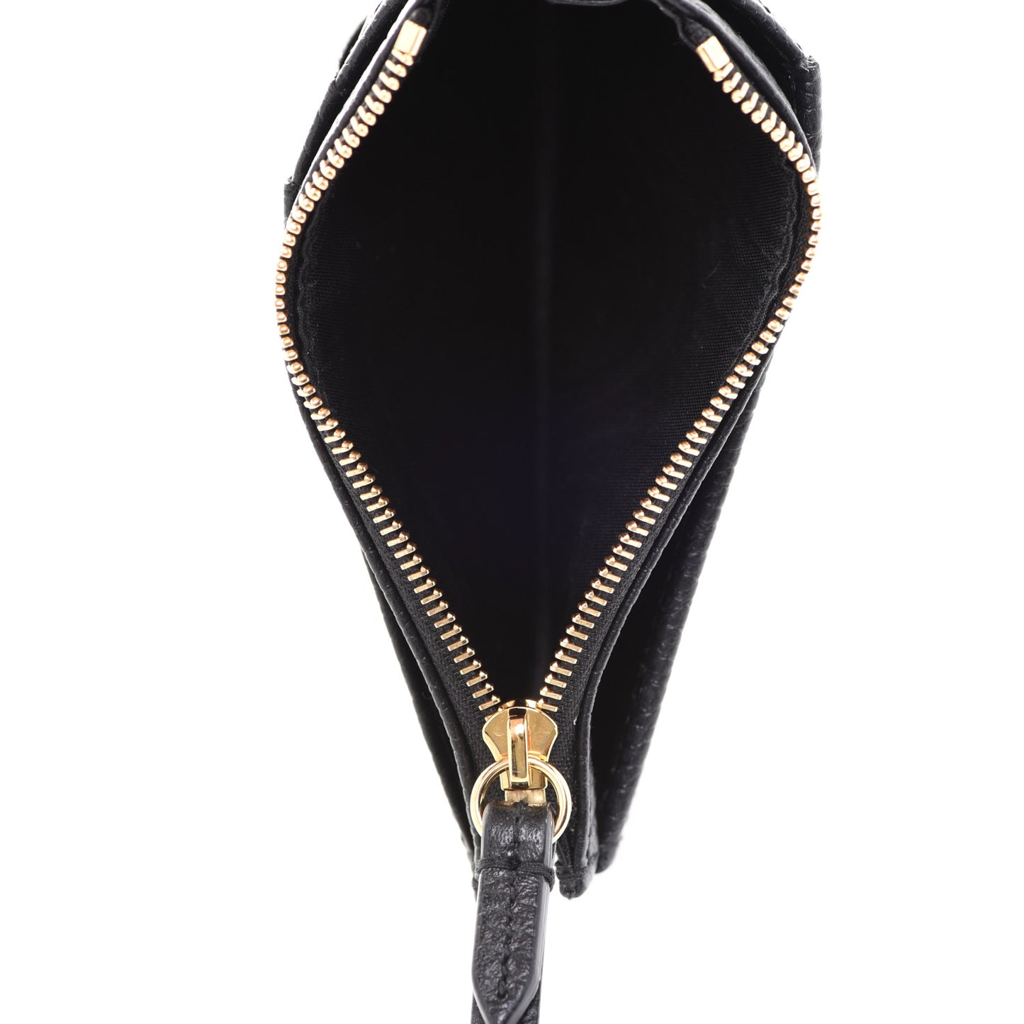 Dollar Calfskin GG Marmont Coin Case Card Holder Black