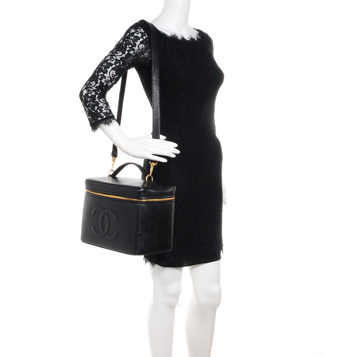 Caviar Vanity Case Black