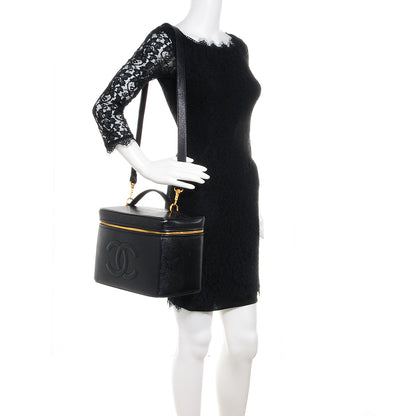 Chanel Caviar Vanity Case Black 2 of 7