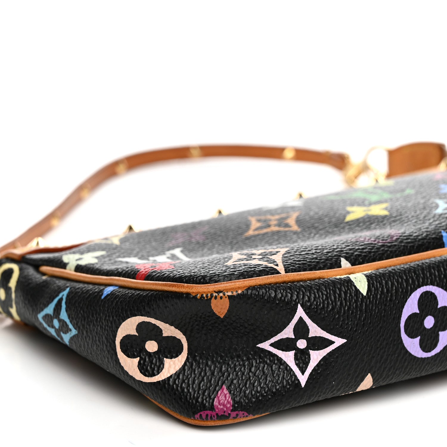 Louis Vuitton Monogram Multicolor Pochette Accessories Black 9 of 13