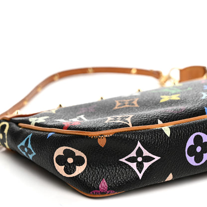 Louis Vuitton Monogram Multicolor Pochette Accessories Black 9 of 13