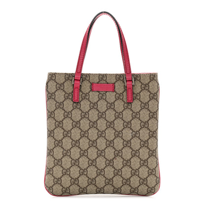 Gucci GG Supreme Monogram Mini Vertical Tote Pink 1 of 13