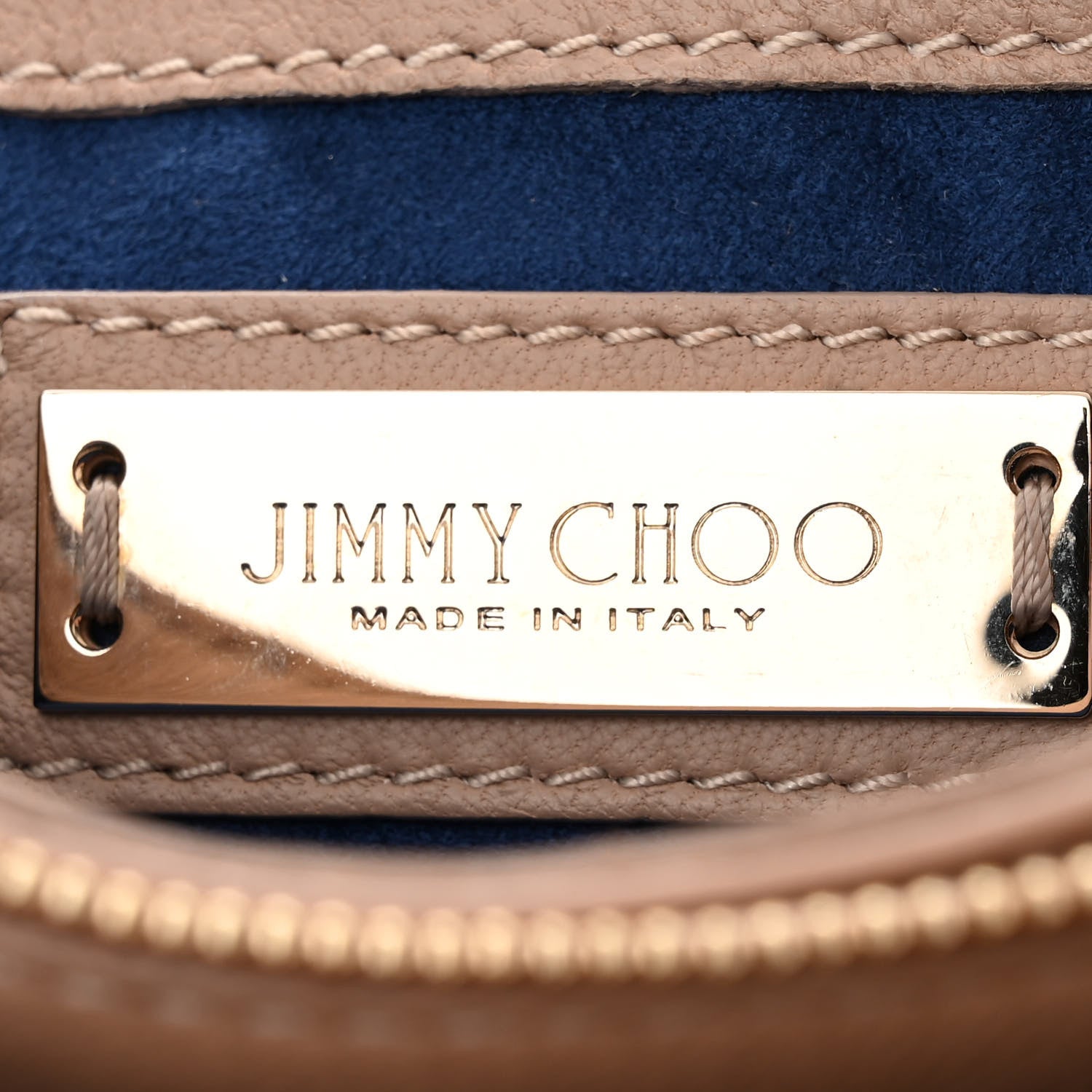 Jimmy Choo Metallic Elaphe Zadie Crossbody Bag Gold 6 of 10