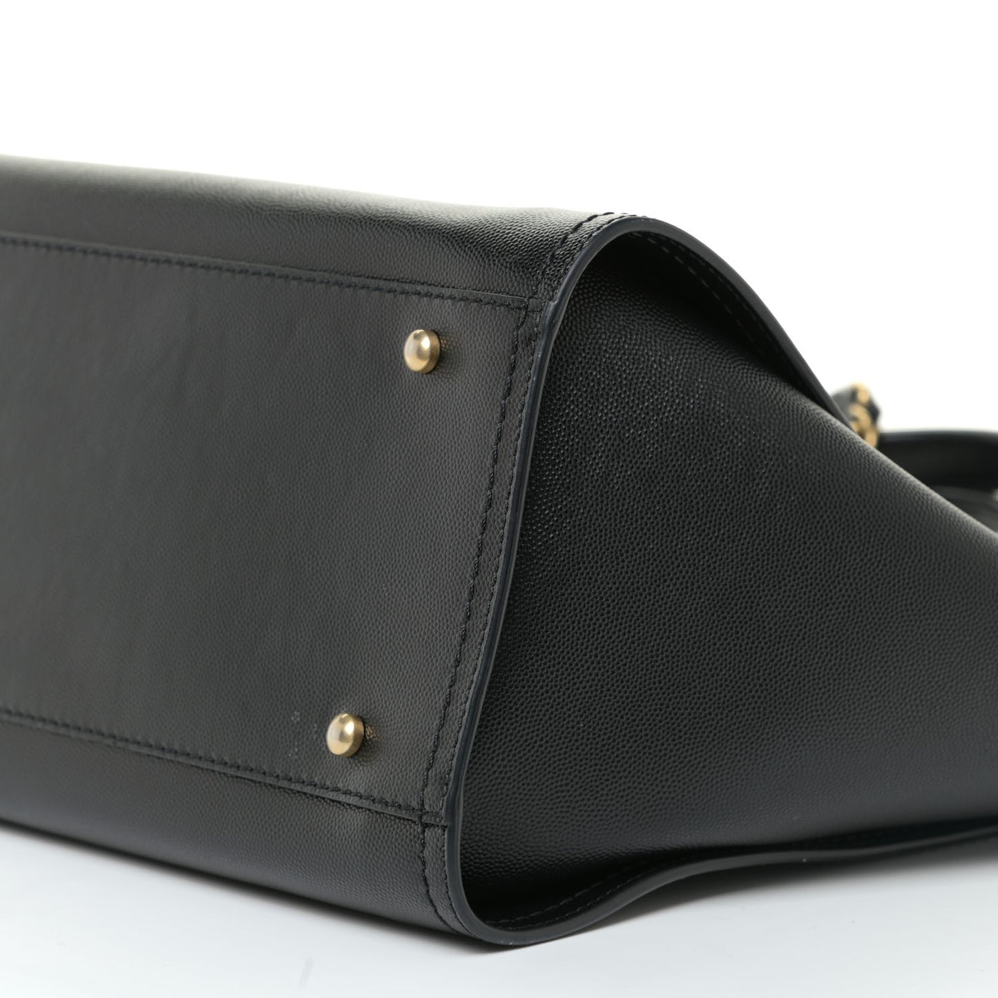 Caviar Small Studded Deauville Tote Black