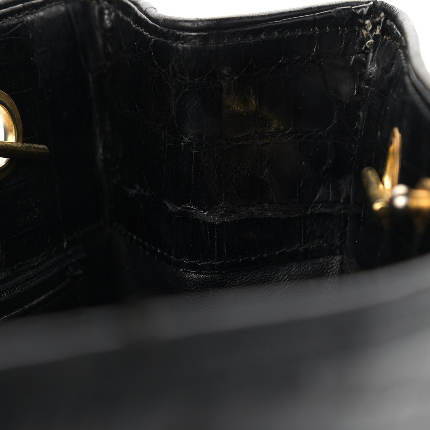 Alligator Tote Black