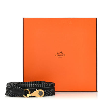 Hermes Toile Swift 25mm Sangle Cavale Shoulder Strap Gris Misty 5 of 5