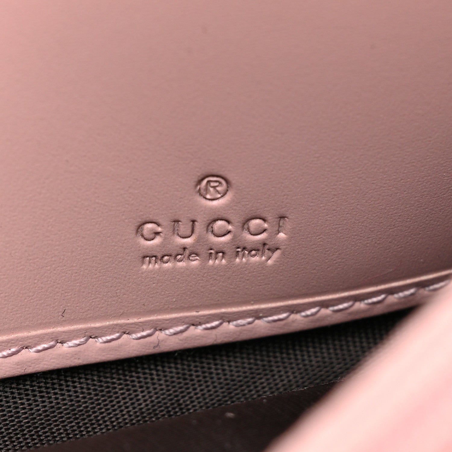Gucci Guccissima Signature Crystal Cat Continental Flap Wallet Light Candy Pink 11 of 16