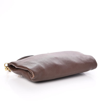 Prada Vitello Daino Zippered Crossbody Bag Bruciato 4 of 10