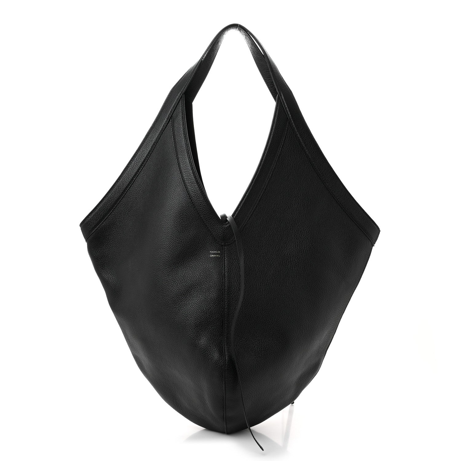 Mansur Gavriel Calfskin Soft M Hobo Black 1 of 10