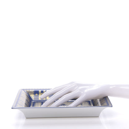 Hermes Porcelain Sellier Change Tray Bleu Roi 2 of 6