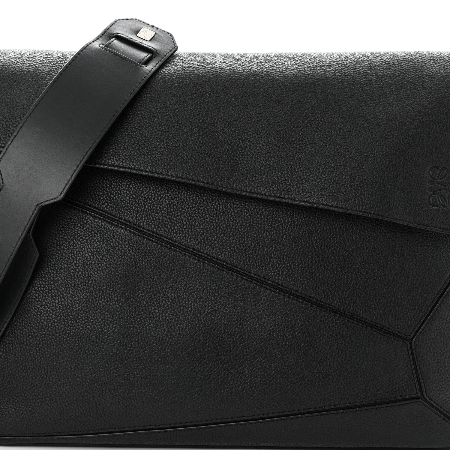 Loewe Calfskin Puzzle Messenger Bag Black 7 of 9