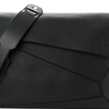 Loewe Calfskin Puzzle Messenger Bag Black 7 of 9