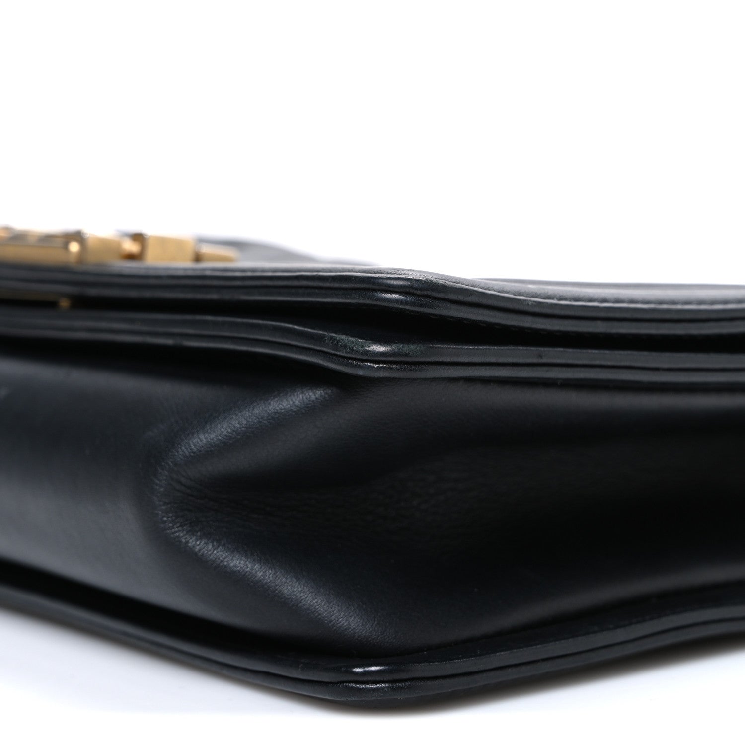 Chanel Lambskin Quilted Medium Boy Flap Black 10 of 12