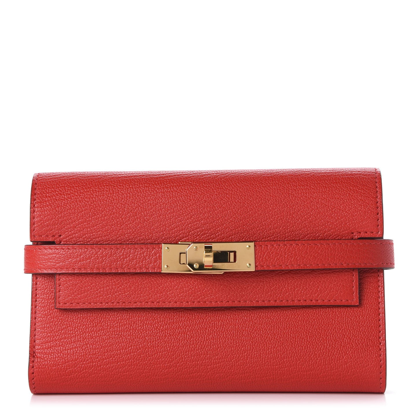 Chevre Mysore Medium Kelly Wallet Rouge De Coeur