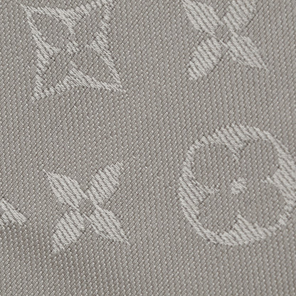 Louis Vuitton Silk Wool Monogram Shawl Beige 12 of 16