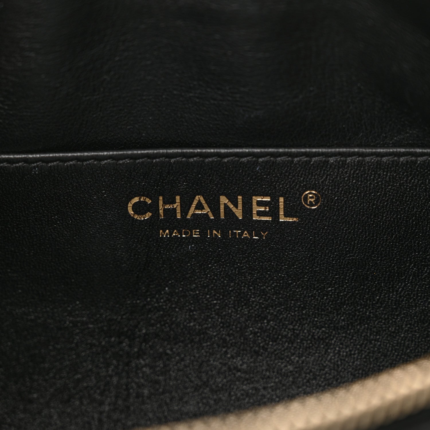 Chanel Lambskin Quilted Waist Bag Fanny Pack Black 6 of 10