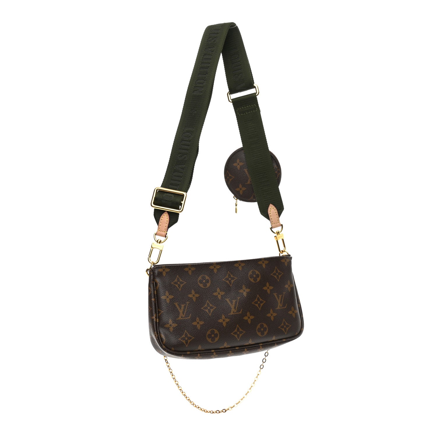 Louis Vuitton Monogram Multi Pochette Accessories Kaki 3 of 12