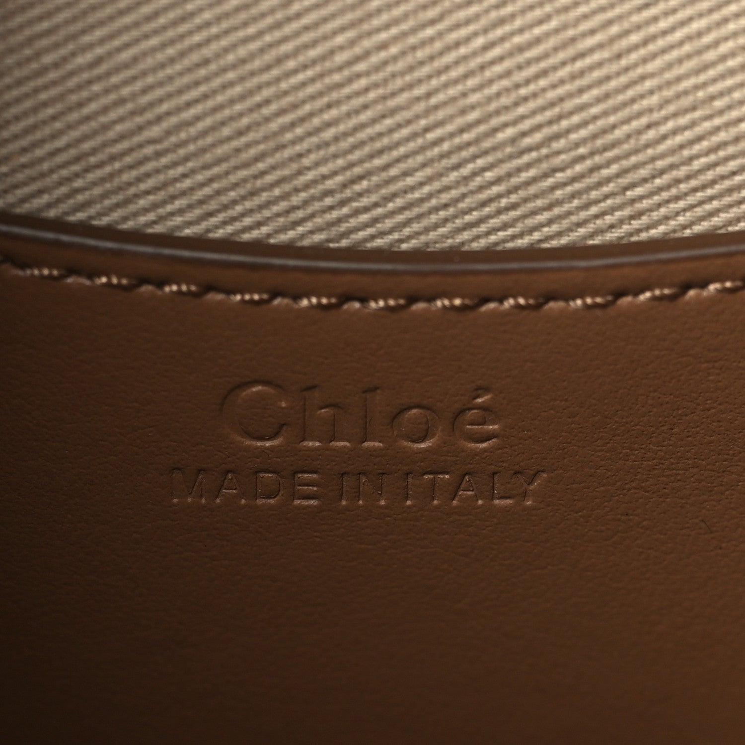 Chloe Calfskin Large Tess Bag Nut 6 of 11