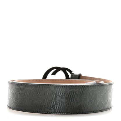 Gucci Imprime Monogram Interlocking G Belt 95 38 Black 2 of 6