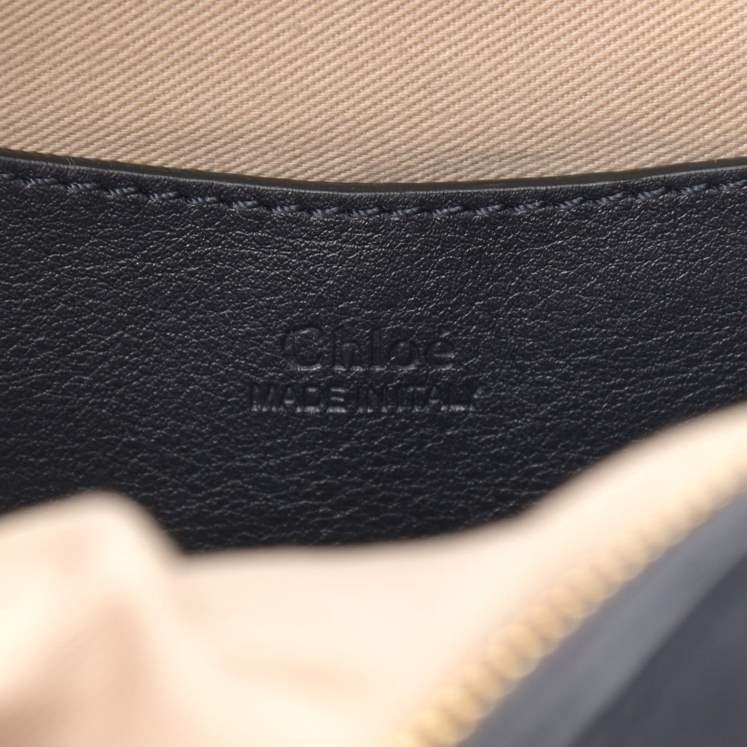 Chloe Smooth Calfskin Little Horses Embroidered Shoulder Bag Black 5 of 8