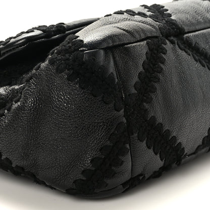 Chanel Calfskin Crochet Medium Chanel 19 Flap Black 8 of 11