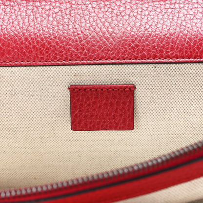 Gucci Dollar Calfskin Swarovski Crystal Small Dionysus Shoulder Bag Hibiscus Red 6 of 13